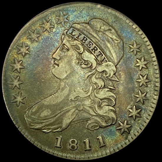 1811 Capped Bust Half Dollar LIGHTLY CIRCULATED