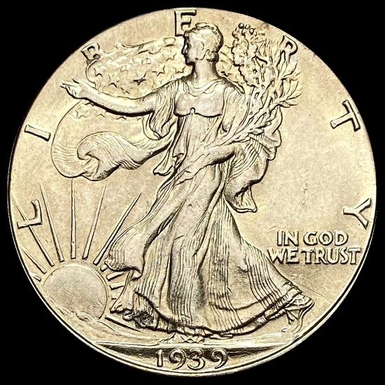 1939-D Silver Walking Liberty Half Dollar UNCIRCULATED