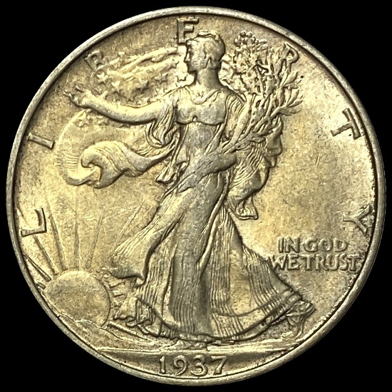 1937-S Silver Walking Liberty Half Dollar UNCIRCULATED