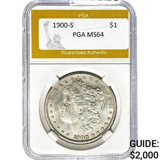 1900-S Morgan Dollar PGA MS64