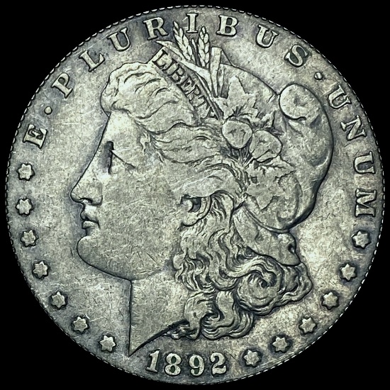 1892-S Silver Morgan Dollar LIGHTLY CIRCULATED