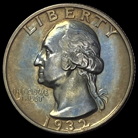 1932-D Silver Washington Quarter CHOICE BU