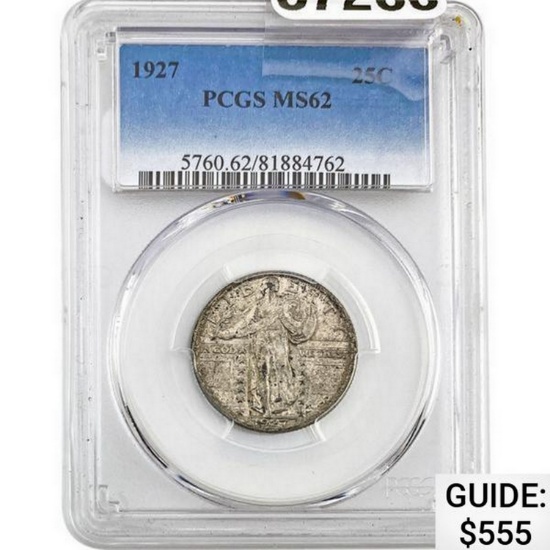 1927 Standing Liberty Quarter PCGS MS62
