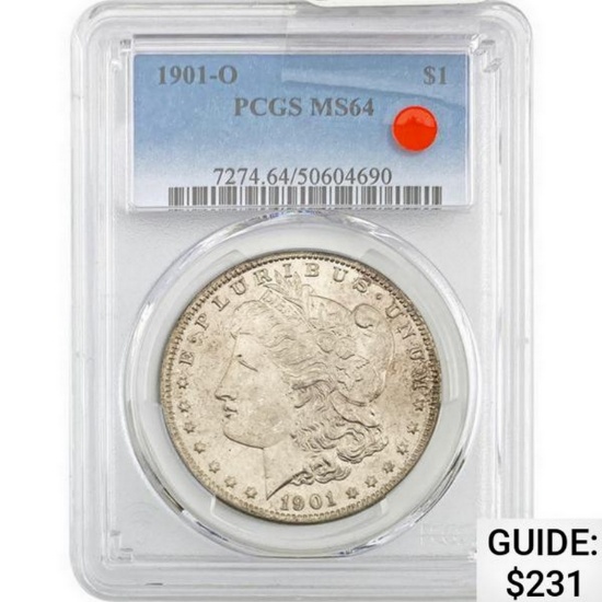 1901-O Morgan Silver Dollar PCGS MS64