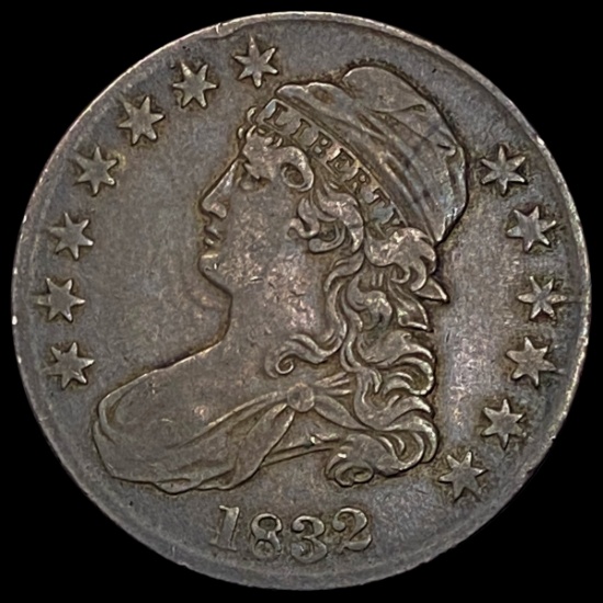 1832 Capped Bust Half Dollar NEARLY UNCIRCULATED