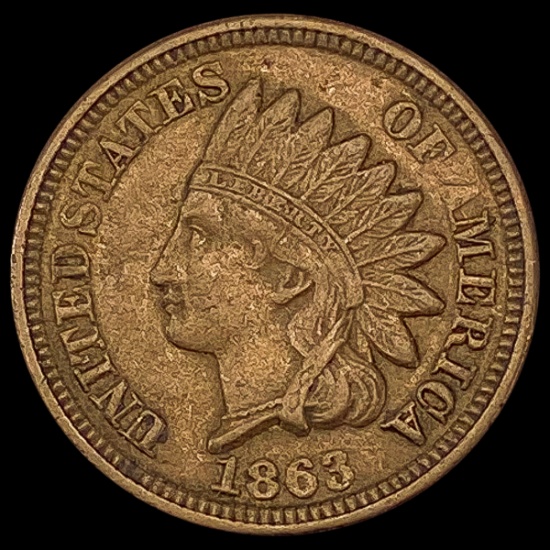 1863 Indian Head Cent CLOSELY UNCIRCULATED CLOSEL