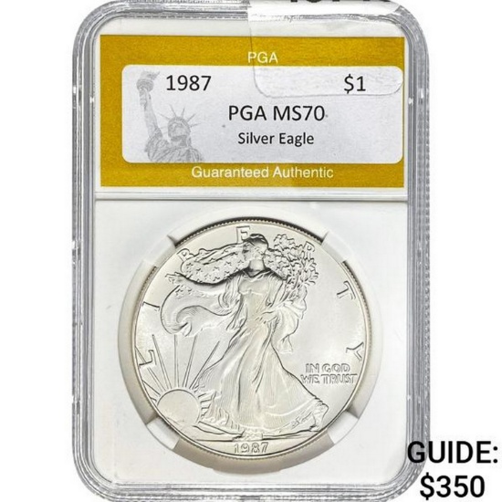 1987 Silver Eagle PGA MS70