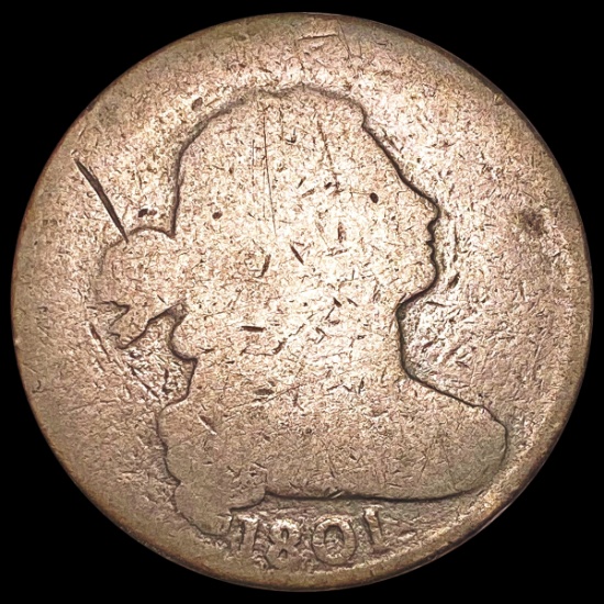 1801 Draped Bust Large Cent NICELY CIRCULATED
