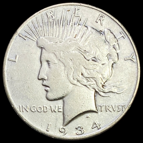 1934-D Silver Peace Dollar LIGHTLY CIRCULATED