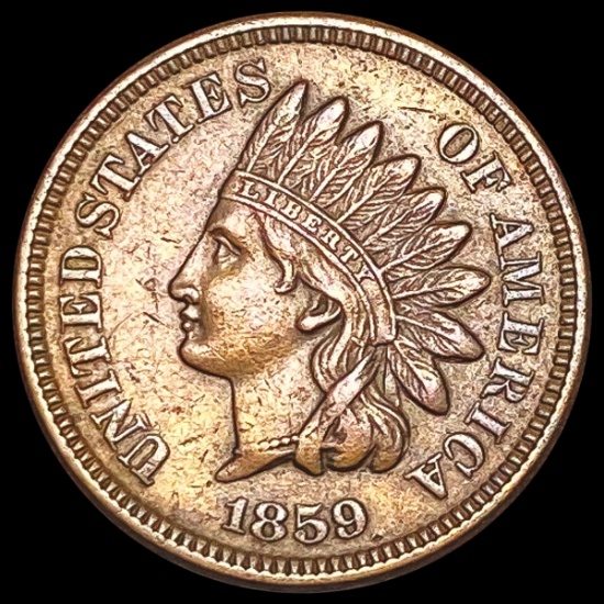 1859 Indian Head Cent CHOICE AU