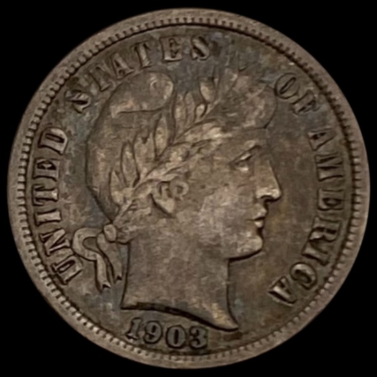 1903-O Barber Dime NEARLY UNCIRCULATED NEARLY UNC