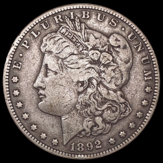 1892-S Morgan Silver Dollar LIGHTLY CIRCULATED LI