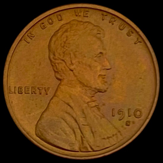 1910-S Lincoln Wheat Cent UNCIRCULATED UNCIRCULAT