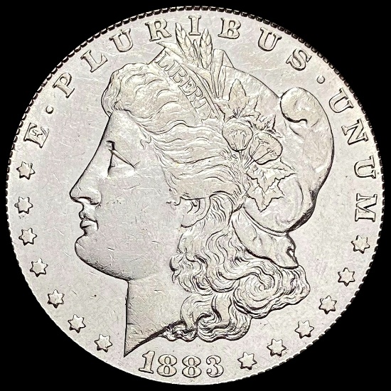 CLOSELY UNCIRCULATED 1883-CC Silver Morgan Dollar