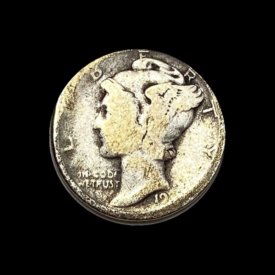 NICELY CIRCULATED 1919 Mercury Dime
