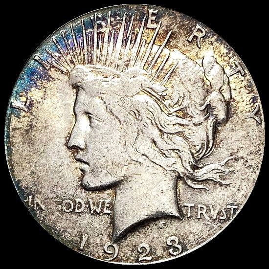 CLOSELY UNCIRCULATED 1923-S Silver Peace Dollar