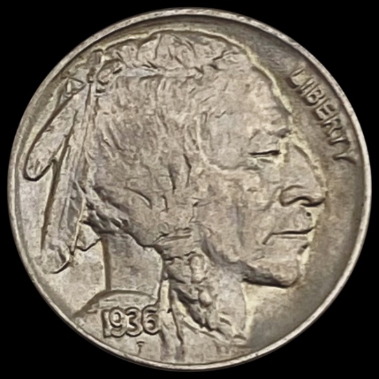 1936 Buffalo Nickel CHOICE BU CHOICE BU