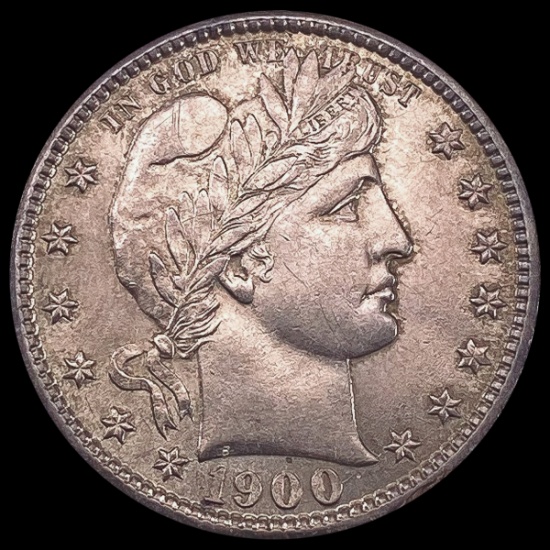 1900-O Barber Quarter CHOICE BU CHOICE BU