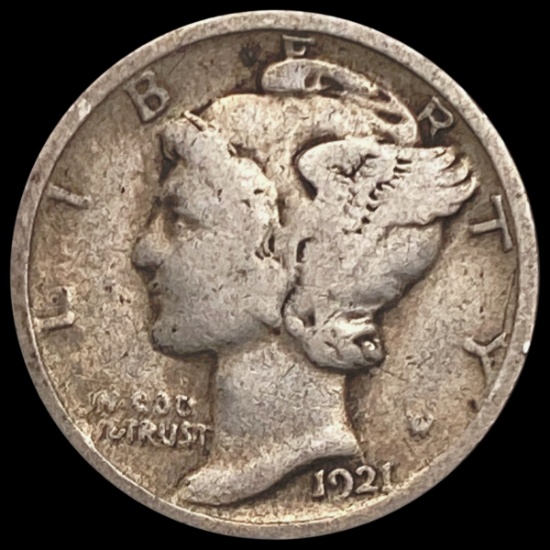 1921 Mercury Dime NICELY CIRCULATED NICELY CIRCUL
