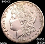 1892-CC Morgan Silver Dollar CHOICE BU
