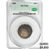 1885 Seated Liberty Quarter CAC PR66