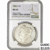 1886-S Morgan Silver Dollar NGC MS63