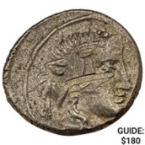 Roman 88 BC Mutinus Titinus Silver Denarius NEARLY UNCIRCULATED
