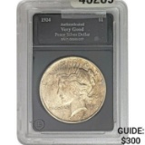 1924 Peace Silver Dollar GSA VG