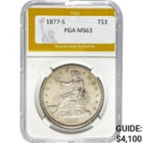 1877-S Trade Dollar PGA MS63