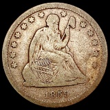 1859-O Seated Liberty Quarter NICELY CIRCULATED