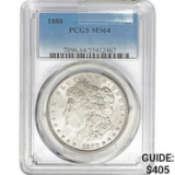 1880 Morgan Silver Dollar PCGS MS64