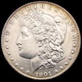 1901 Silver Morgan Dollar (No Mint Mark) UNCIRCULATED