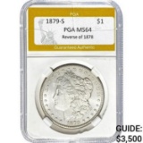1879-S Morgan Dollar PGA MS64