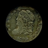 1829 Capped Bust Half Dime LIGHTLY CIRCULATED