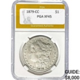 1879-CC Morgan Dollar PGA XF45