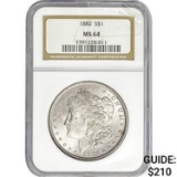 1882 Morgan Silver Dollar NGC MS64
