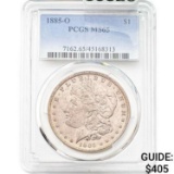 1885-O Morgan Silver Dollar PCGS MS65