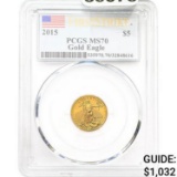 2015 $5 Gold Eagle PCGS MS70