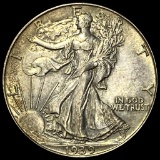 1939-D Silver Half Dollar Walking Liberty UNCIRCULATED