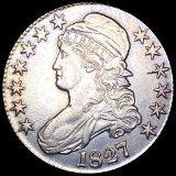 UNCIRCULATED 1827 Capped Bust Half Dollar