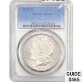 1879-S Morgan Silver Dollar PCGS MS65