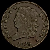 1829 Classic Head Half Cent LIGHTLY CIRCULATED LI