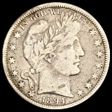1894-O Barber Half Dollar LIGHTLY CIRCULATED LIGH