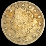 1912-S Liberty Victory Nickel NICELY CIRCULATED