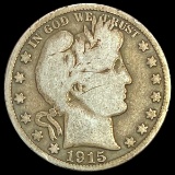 1915 Barber Half Dollar NICELY CIRCULATED
