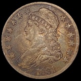 1831 Capped Bust Half Dollar LIGHTLY CIRCULATED
