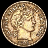 1906 Barber Dime CLOSELY UNCIRCULATED
