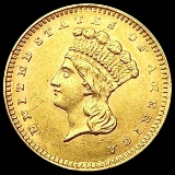 1862 Rare Gold Dollar UNCIRCULATED