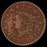 1826 Coronet Head Large Cent NICELY CIRCULATED