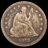 1878 Seated Liberty Quarter LIGHTLY CIRCULATED